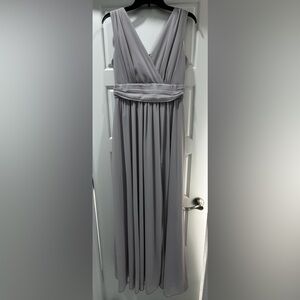 Lulus Formal Grey Dress, medium